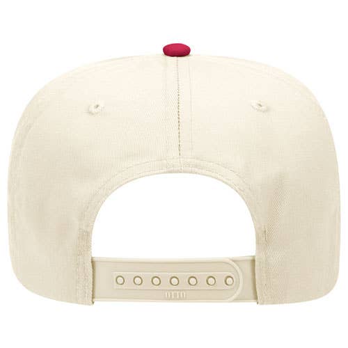 back of a hat with an adjustable strap