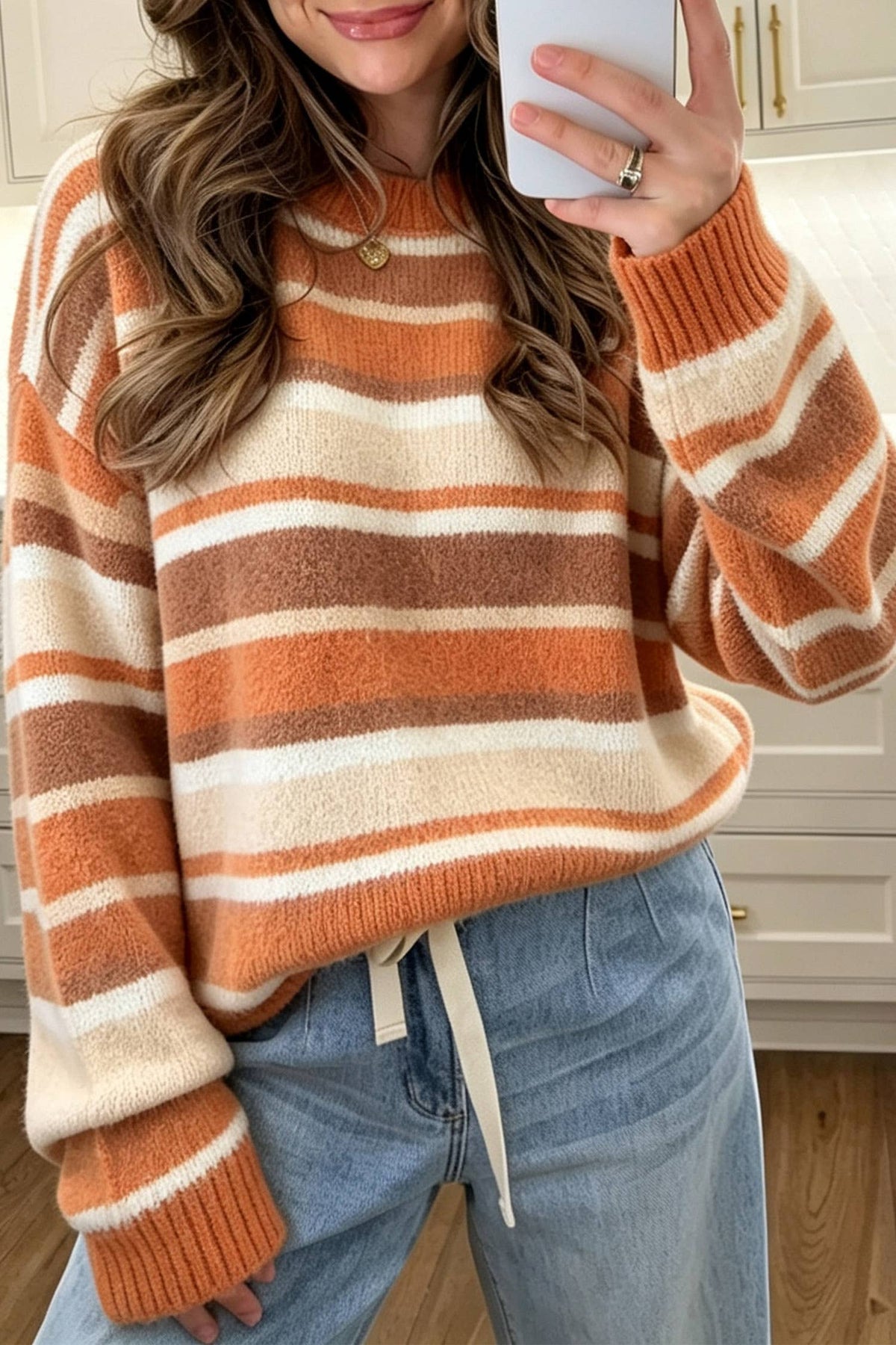 Stripe Loose Sweater