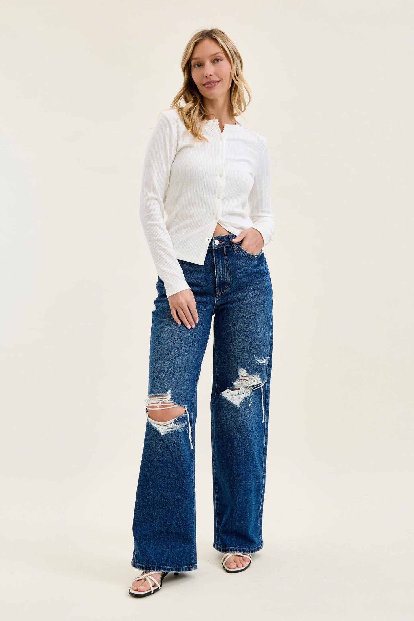 Judy Blue High Waist with Adjustable Wasitband Tabs
