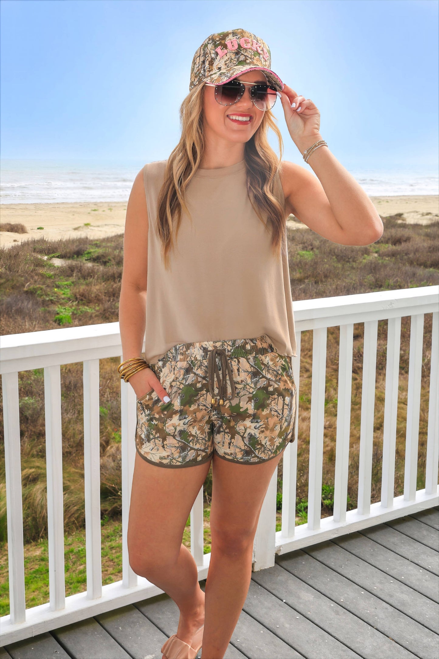 Chloe Camo Everyday Shorts- Classic